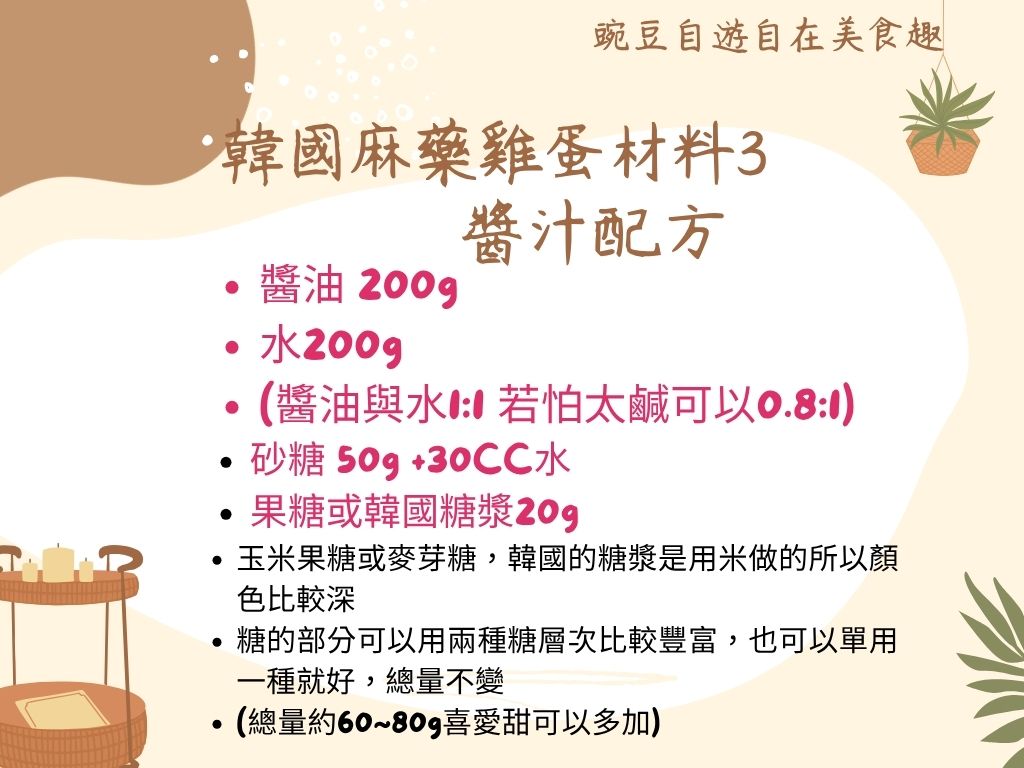 韓式麻藥雞蛋마약계란(超簡單食譜) 糖心蛋 水煮蛋 萬用醬汁做法
